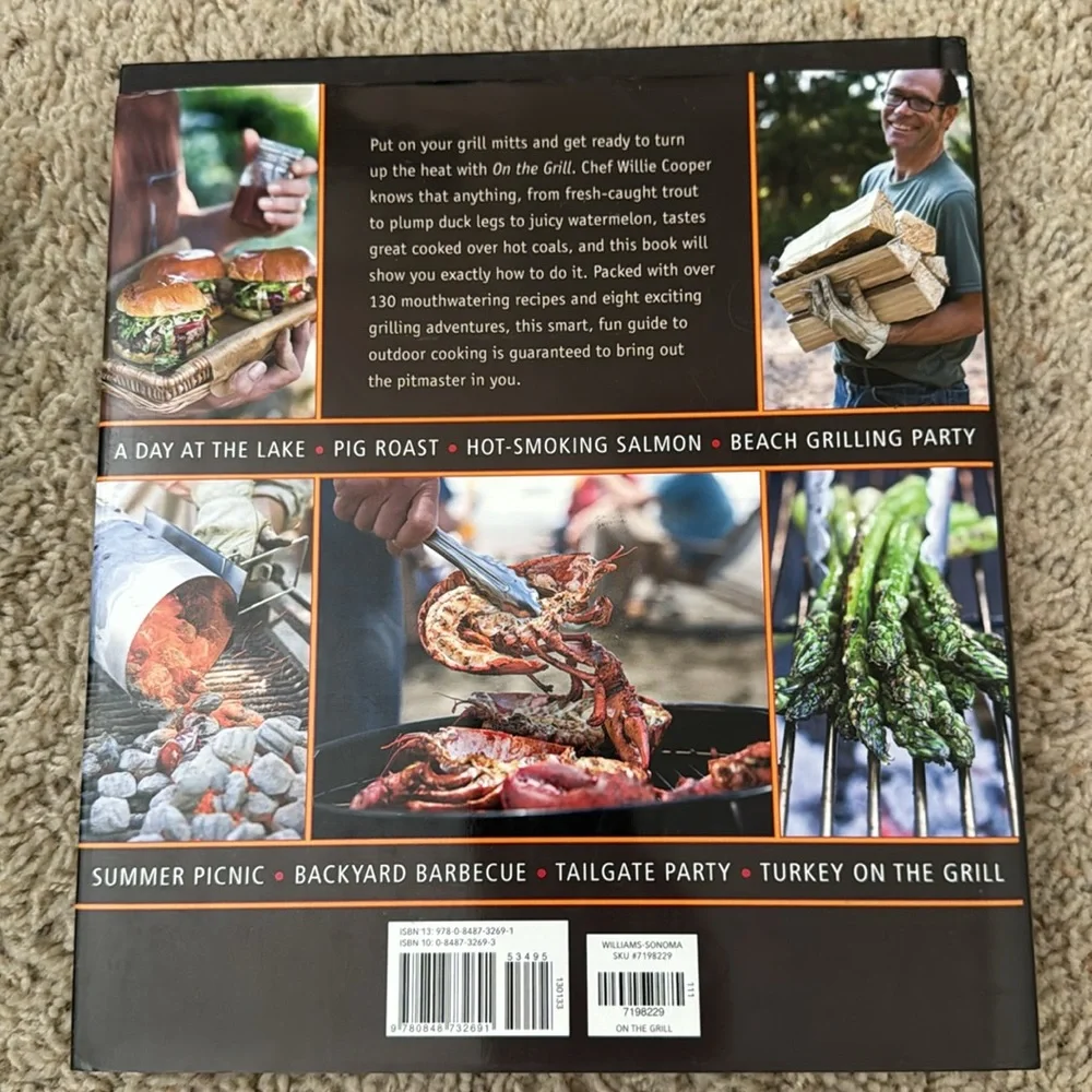 Williams Sonoma Cookbooks “on the grill” & “Bride & Groom Entertaining”
